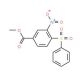 Methyl 3-nitro-4-(phenylsulfonyl)-benzenecarboxylate - chemical structure image
