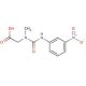 (methyl{[(3-nitrophenyl)amino]carbonyl}amino)acetic acid - chemical structure image