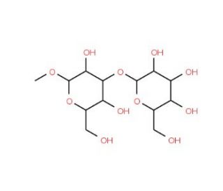 Methyl 3-O-(a-D-mannopyranosyl)-a-D-mannopyranoside (CAS 72028-62-7) - chemical structure image