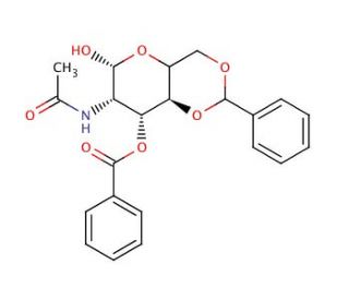 Methyl 3-O-Benzyl-2-deoxy-2-N-phthalimido-&beta;-D-glucopyranoside - chemical structure image