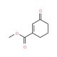 Methyl 3-oxo-cyclohex-1-enecarboxylate (CAS 54396-74-6) - chemical structure image