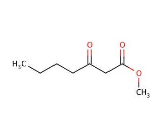 Methyl 3-oxoheptanoate (CAS 39815-78-6) - chemical structure image