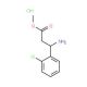 Methyl 3-(p-chlorophenyl)-beta-alaninate HCl (CAS 124082-19-5) - chemical structure image
