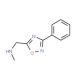 Methyl-(3-phenyl-[1,2,4]oxadiazol-5-ylmethyl)amine (CAS 55983-96-5) - chemical structure image