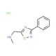 Methyl-(3-phenyl-[1,2,4]oxadiazol-5-ylmethyl)-amine hydrochloride - chemical structure image