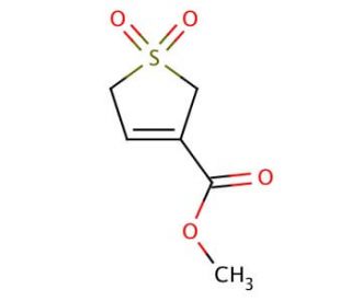 Methyl 3-sulfolene-3-carboxylate (CAS 67488-50-0) - chemical structure image