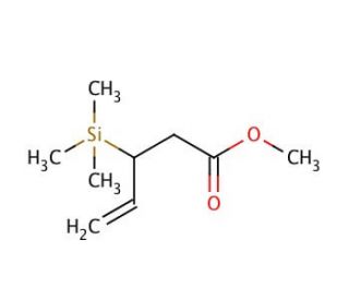 Methyl 3-(trimethylsilyl)-4-pentenoate (CAS 185411-12-5) - chemical structure image