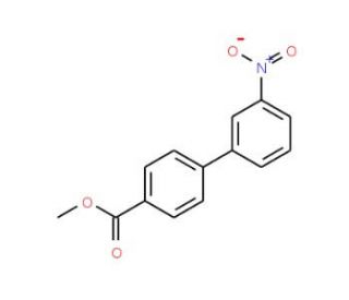 Methyl 3&prime;-nitro[1,1&prime;-biphenyl]-4-carboxylate (CAS 89900-93-6) - chemical structure image
