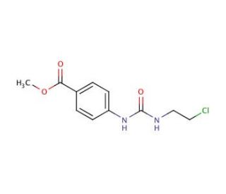 Methyl 4-({[(2-chloroethyl)amino]carbonyl}amino)-benzenecarboxylate - chemical structure image