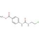 Methyl 4-({[(2-chloroethyl)amino]carbonyl}amino)-benzenecarboxylate - chemical structure image