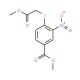 Methyl 4-[(2-methoxy-2-oxoethyl)sulfanyl]-3-nitrobenzenecarboxylate - chemical structure image