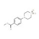 Methyl 4-(1,1-dioxo-1lambda~6~,4-thiazinan-4-yl)-benzenecarboxylate (CAS 45185-76-0) - chemical structure image