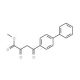 methyl 4-(1,1′-biphenyl-4-yl)-2,4-dioxobutanoate (CAS 63656-27-9) - chemical structure image
