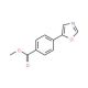 Methyl 4-(1,3-oxazol-5-yl)benzenecarboxylate (CAS 179057-14-8) - chemical structure image