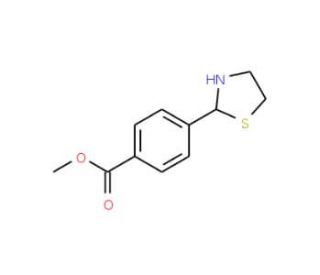 Methyl 4-(1,3-thiazolan-2-yl)benzenecarboxylate - chemical structure image