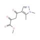 Methyl 4-(1,5-dimethyl-1H-pyrazol-4-yl)-2,4-dioxobutanoate (CAS 1005585-96-5) - chemical structure image