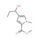 Methyl 4-(1-hydroxypropyl)-1-methyl-1H-pyrrole-2-carboxylate - chemical structure image