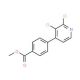 Methyl 4-(2,3-dichloro-4-pyridinyl)-benzenecarboxylate - chemical structure image