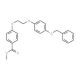 Methyl 4-{2-[4-(benzyloxy)phenoxy]-ethoxy}benzenecarboxylate (CAS 937602-33-0) - chemical structure image