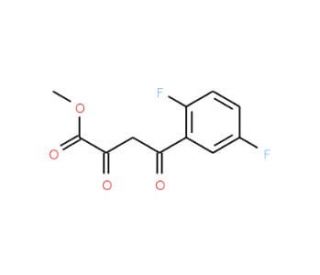 methyl 4-(2,5-difluorophenyl)-2,4-dioxobutanoate - chemical structure image