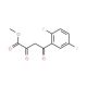 methyl 4-(2,5-difluorophenyl)-2,4-dioxobutanoate - chemical structure image