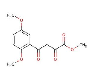 methyl 4-(2,5-dimethoxyphenyl)-2,4-dioxobutanoate (CAS 70935-15-8) - chemical structure image