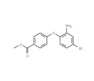 Methyl 4-(2-amino-4-bromophenoxy)benzoate - chemical structure image