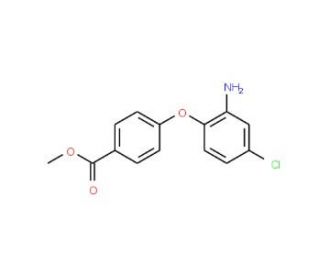 Methyl 4-(2-amino-4-chlorophenoxy)benzoate - chemical structure image