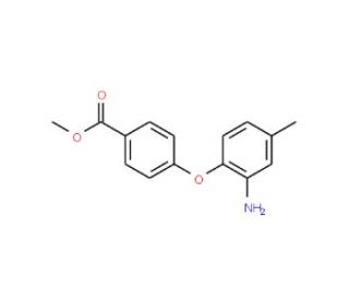 Methyl 4-(2-amino-4-methylphenoxy)benzoate - chemical structure image