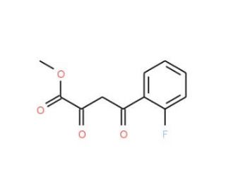 methyl 4-(2-fluorophenyl)-2,4-dioxobutanoate (CAS 608536-99-8) - chemical structure image