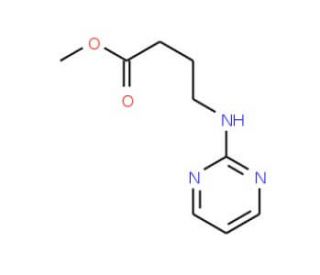 Methyl 4-(2-pyrimidinylamino)butanoate - chemical structure image