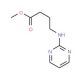 Methyl 4-(2-pyrimidinylamino)butanoate - chemical structure image