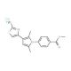 methyl 4-[3-(2-amino-1,3-thiazol-4-yl)-2,5-dimethyl-1H-pyrrol-1-yl]benzoate hydrochloride - chemical structure image