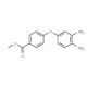 Methyl 4-(3,4-diaminophenoxy)benzenecarboxylate (CAS 24002-80-0) - chemical structure image