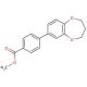 Methyl 4-(3,4-dihydro-2H-1,5-benzodioxepin-7-yl)-benzenecarboxylate - chemical structure image