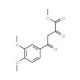 methyl 4-(3,4-dimethoxyphenyl)-2,4-dioxobutanoate - chemical structure image