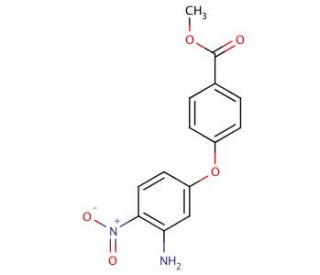 Methyl 4-(3-amino-4-nitrophenoxy)-benzenecarboxylate - chemical structure image