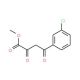 methyl 4-(3-chlorophenyl)-2,4-dioxobutanoate - chemical structure image