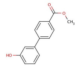 Methyl 4-(3-hydroxyphenyl)benzoate (CAS 579511-01-6) - chemical structure image