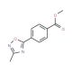 Methyl 4-(3-methyl-1,2,4-oxadiazol-5-yl)benzoate (CAS 209912-44-7) - chemical structure image