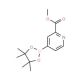 Methyl 4-(4,4,5,5-tetramethyl-1,3,2-dioxaborolan-2-yl)picolinate (CAS 957062-72-5) - chemical structure image