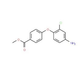 Methyl 4-(4-amino-2-chlorophenoxy)benzoate - chemical structure image