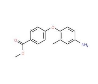 Methyl 4-(4-amino-2-methylphenoxy)benzoate - chemical structure image