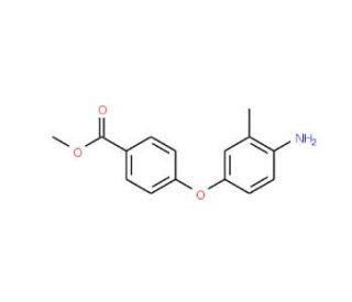 Methyl 4-(4-amino-3-methylphenoxy)benzoate - chemical structure image