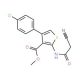 Methyl 4-(4-chlorophenyl)-2-[(cyanoacetyl)amino]-thiophene-3-carboxylate - chemical structure image