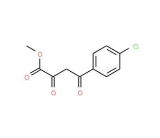 Methyl 4-(4-chlorophenyl)-2,4-dioxobutanoate (CAS 39757-35-2) - chemical structure image