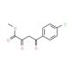 Methyl 4-(4-chlorophenyl)-2,4-dioxobutanoate (CAS 39757-35-2) - chemical structure image