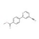 Methyl 4-(4-cyano-2-pyridinyl)benzenecarboxylate (CAS 886361-52-0) - chemical structure image