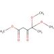 Methyl 4,4-dimethoxy-3-oxovalerate (CAS 62759-83-5) - chemical structure image