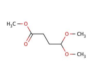 Methyl 4,4-dimethoxybutyrate (CAS 4220-66-0) - chemical structure image